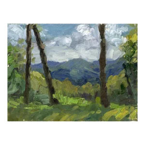 "Through the Trees" Original Oil Painting by Brooke Olivares