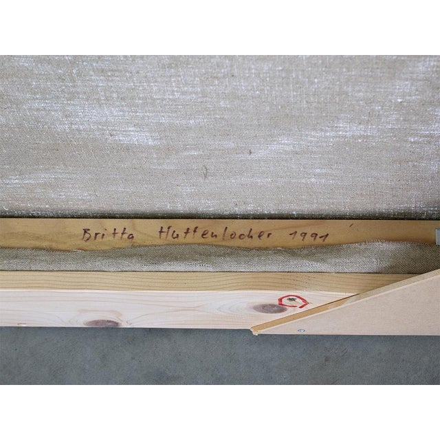Britta Huttenlocher, Untitled, Canvas, 1991/1992 For Sale - Image 9 of 12