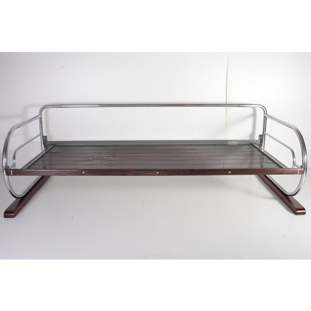 Bauhaus Tubular Chrome Daybed by Hynek Gottwald for Kovona, 1950s For Sale - Image 16 of 16