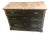 Vintage, Ebonized Wood Commode, Featuring a Marble Top, Three Drawers, Gilded Bronze Mounts, and Gilded Accents on Pilasters, in the Style of Eastlake For Sale