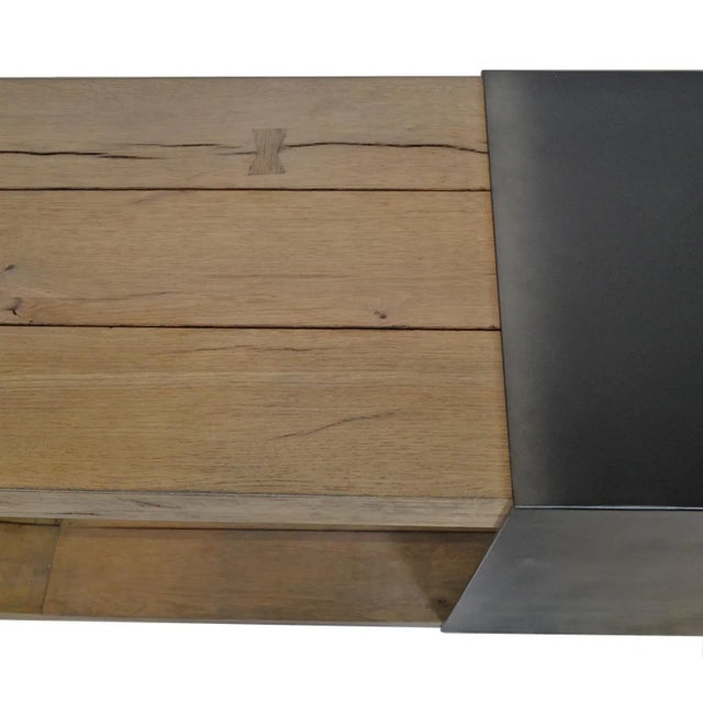 2020s Retro Steel Tie Console Table For Sale - Image 5 of 7