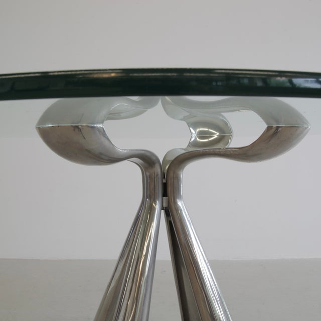 Saporiti Italia Round Dining Table by Vittorio Introini for Saporiti, 1972 For Sale - Image 4 of 8