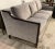Theodore Alexander Theodore Alexander Modern Gray Velvet Lido Sofa For Sale - Image 4 of 5