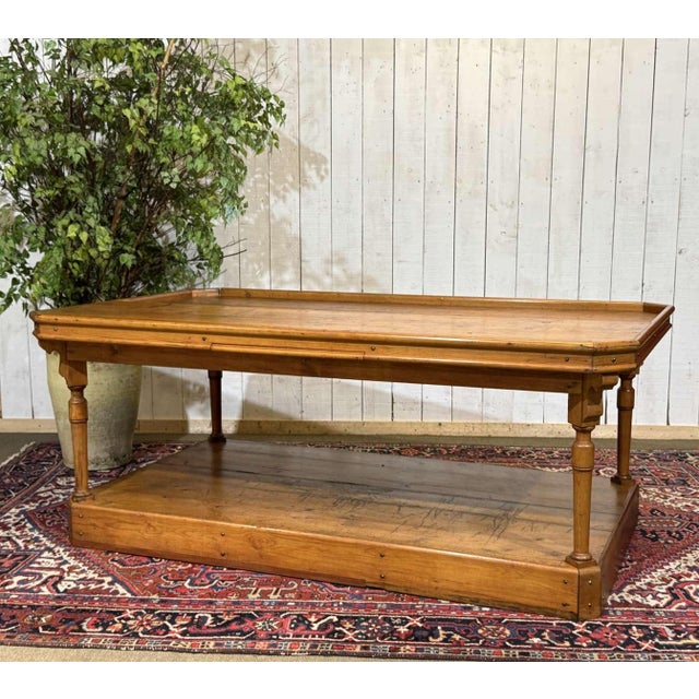 19th Century English Trades Table in Fir Wood For Sale - Image 16 of 18