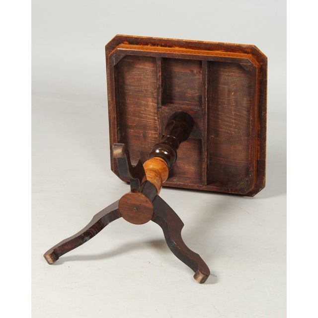 Tan Late 19th Century Chess Table, 1890 For Sale - Image 8 of 13