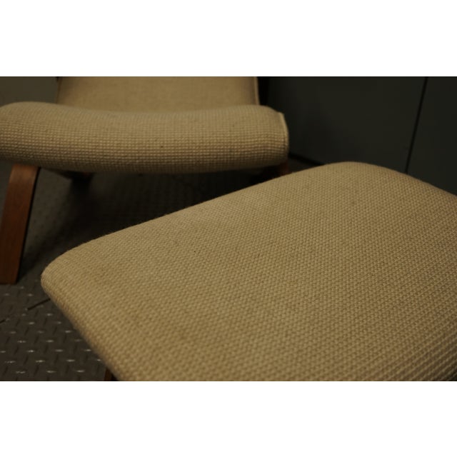 1960s Attributed to Eero Saarinen Grasshopper Chair and Ottoman for Knoll For Sale - Image 9 of 11