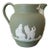 English Wedgwood Jasperware Sage Green and White Creamer Pitcher for Coffee Tea Espresso in Neoclassical Design For Sale