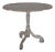 18th Century Swedish Rococo Tilt-Top Table with Original Black Back For Sale