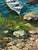 Oil Painting a Lonely Boat on the Seashore Yuriy Suprunchuk For Sale - Image 9 of 11
