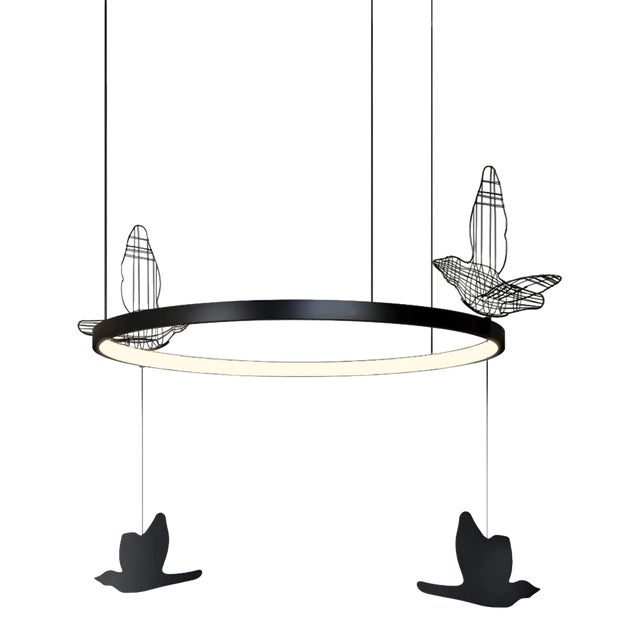 Minimalist Led Pendant Light Sculptural Geometric Art Object Steel and Textile For Sale