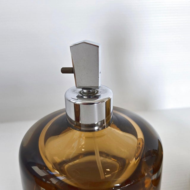 Vintage Perfume Set with Spray Bottle in Murano Glass, 1970s, Set of 3 For Sale - Image 6 of 13