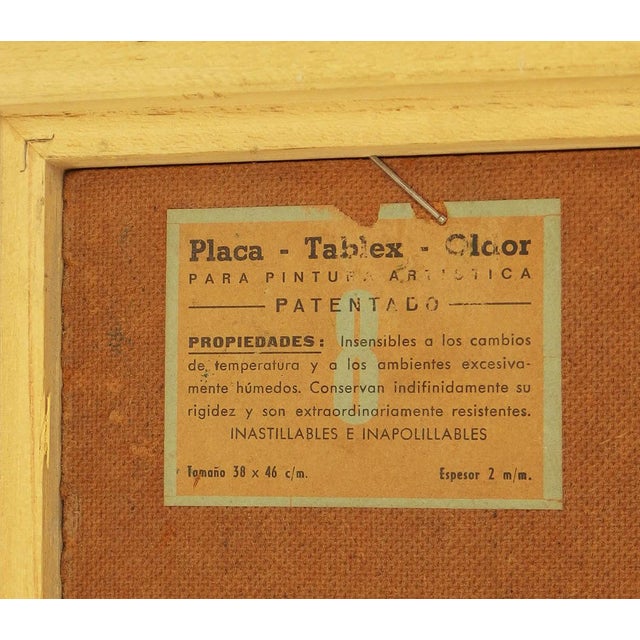 Bernardino Celia Colomb, La Calobra, 1970, Oil Painting, Framed For Sale - Image 8 of 9