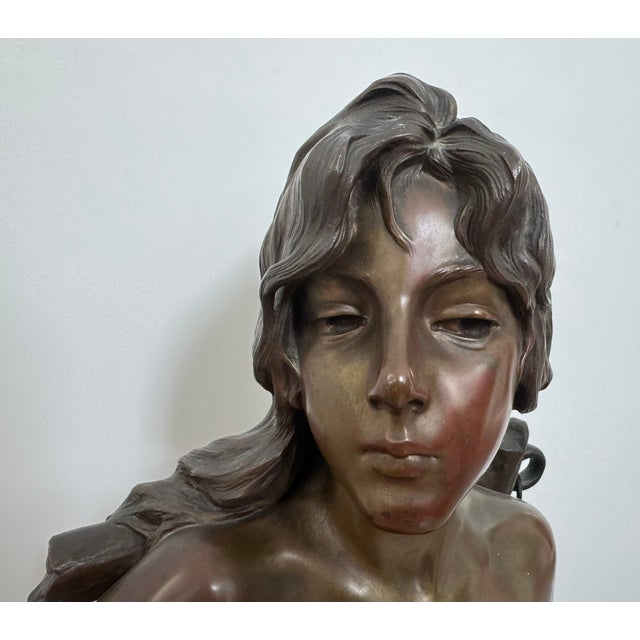 Late 19th Century Emmanuel Villanis, Nude Capture, 19th Century, Bronze For Sale - Image 5 of 14