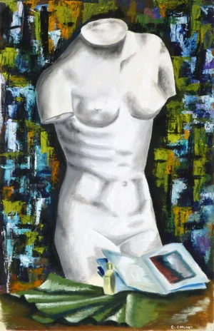 C. Carlinet, French Painting - Marble Torso