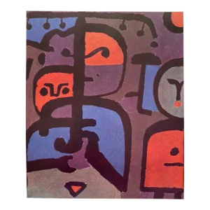 Paul Klee Vintage 1959 Modernist Fine Art Lithograph Print " Three Young Exotics " 1938
