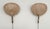 Large Organic Uchiwa Wall Sconces by Ingo Maurer for M Design, Germany, 1973, Set of 2 For Sale - Image 4 of 18