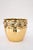 Jugendstil Argentor Floral Brass Flower Pot, Vienna,1908 For Sale - Image 4 of 9