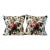 Floral 22” Feather/Down Pillows - A Pair For Sale