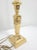 Brass Vintage 1990s Gold Brass Lion Motif Candle Stick Lamp For Sale - Image 8 of 10