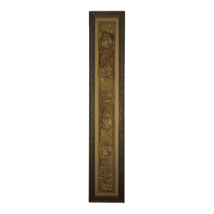 18th Century Italian Framed Embroidered Panel
