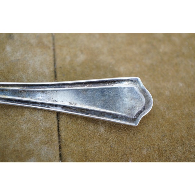 Antique Manchester Mary Warren Sterling Silver Sauce Gravy Ladle Spoon 15g 5" For Sale - Image 12 of 13