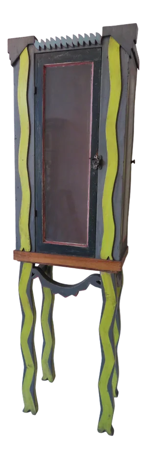 1980s Dan Abramson Postmodernist Bar Cabinet
