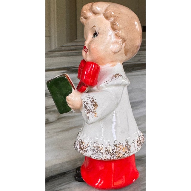 Mid-Century Modern Made in Japan Mid-Century Ucago Choir Boy For Sale - Image 3 of 10