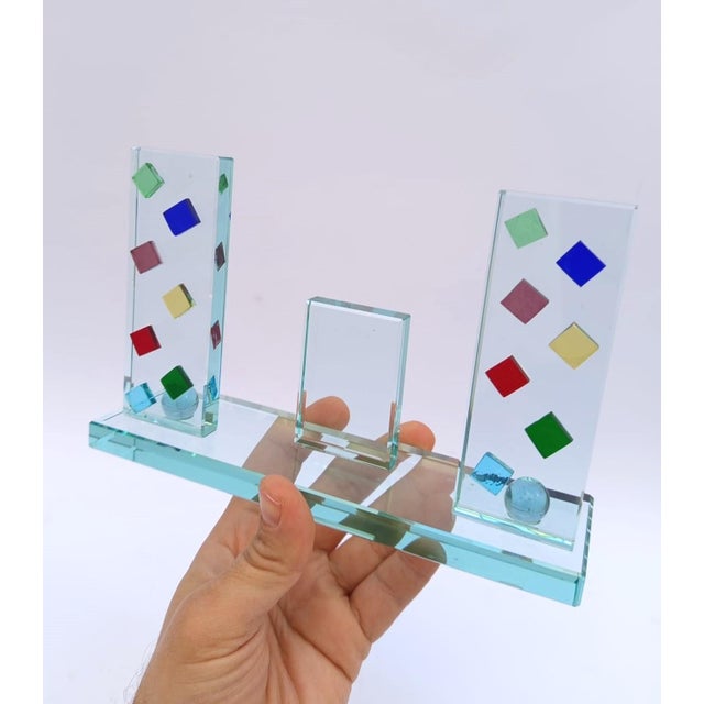 Glass Glass Photo Frame from Ovodomo, Italy, 1990s For Sale - Image 7 of 10