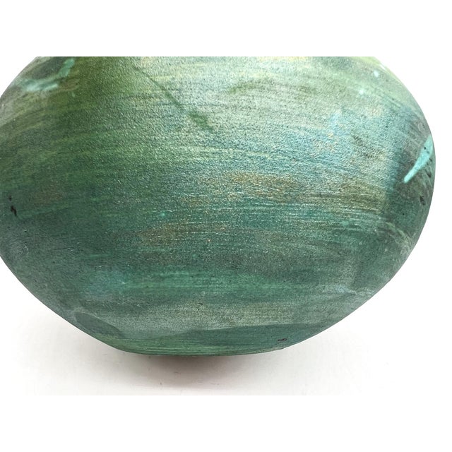 Studio Raku Pottery Vessel by Jeremy Diller – Pueblo Village Motif / Southwestern / Organic Modern For Sale - Image 11 of 15