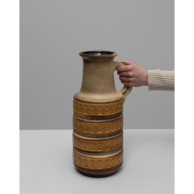20th Century German 'W. Germany' Ceramic Vase For Sale - Image 18 of 18