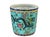 Antique Chinoiserie Famille Rose Porcelain Jardiniere With Turquoise Glaze 8"h For Sale - Image 11 of 12