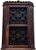 Outstanding Antique Beautifully Hand Carved Solid Mahogany Wall Hanging Corner Cabinet - Signed & Dated 1900 For Sale - Image 4 of 18