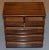 Vintage Hardwood Chest of Drawers For Sale - Image 13 of 15
