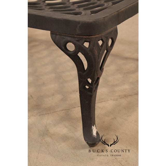 Early 21st Century Hanamint Tuscany Pair Of Cast Aluminum Outdoor Chaise Lounge Chairs For Sale - Image 5 of 18