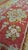 Antique Turkish Oushak Rug, Handmade Wool Oriental Rug in Coral and Lt Blue For Sale In New York - Image 6 of 17