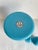 Glass 1940's Portieux Vallerysthal French Blue Opaline Decanter For Sale - Image 7 of 8