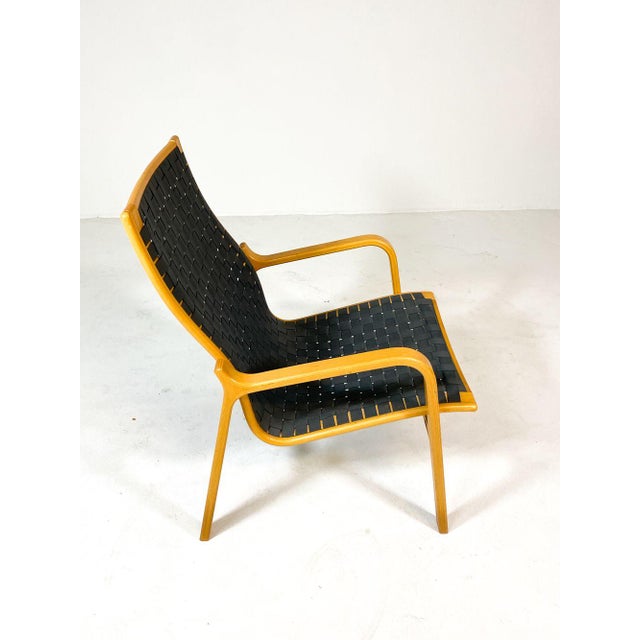 Wood Scandinavian Bentwood Lounge Chair C. 1970s For Sale - Image 7 of 12