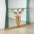 1940s Large Wall Mirror with Console and Etched Decor, Italy For Sale - Image 9 of 10
