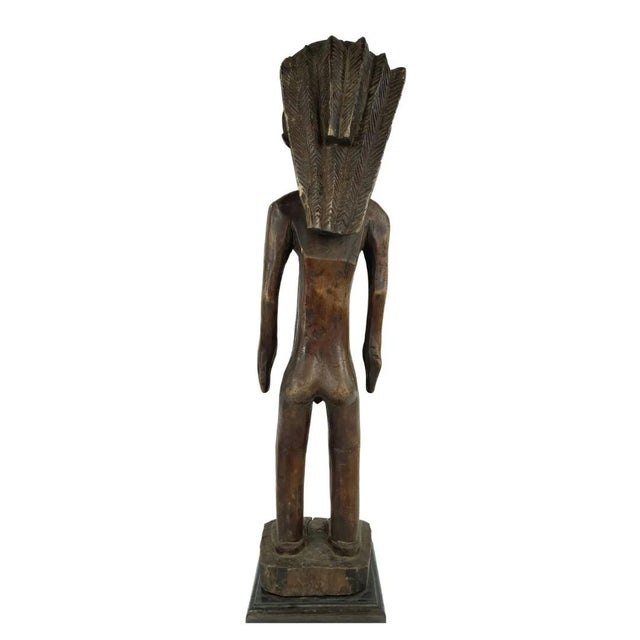 Early 20th Century Nyamwezi Standing Figure Custom Base Tanzania For Sale - Image 4 of 5