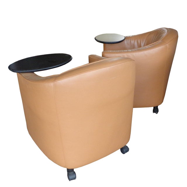 Modern Brayton Reception or Residential Lounge Chairs - A Pair For Sale - Image 3 of 7