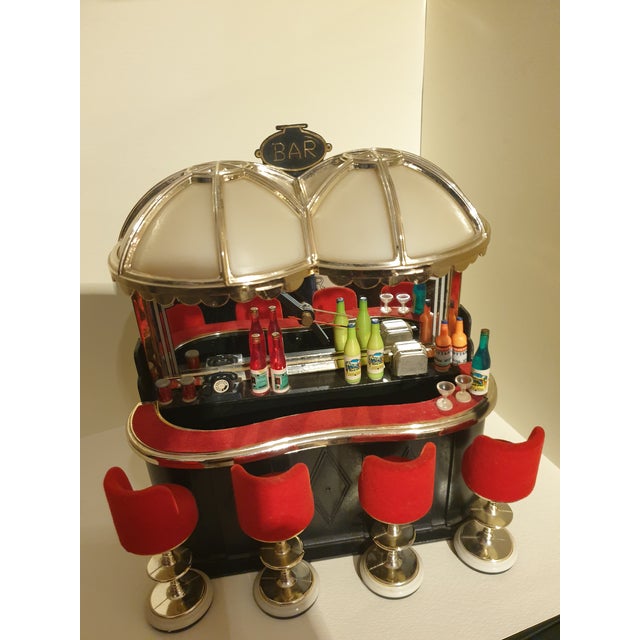 1960s Mini Bar Clock of the Royal Casino, 1960 For Sale - Image 5 of 5