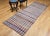 Vintage 1920s American Rag Runner, Handwoven Wool & Cotton Stripes, 4x9 For Sale In Chicago - Image 6 of 16