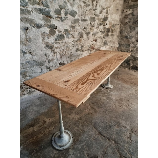 Antique French Bistro Table Dining Table, 1900s For Sale - Image 12 of 17