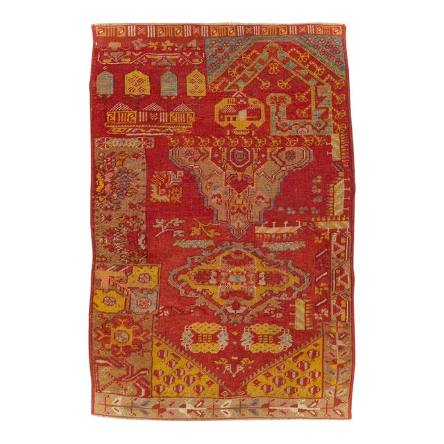 Galerie Shabab Collection Early 20th Century Turkish Anatolian Wagireh Rug For Sale