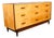 Mid Century Modern Dresser Credenza Birch Walnut Drawer Italian Blonde For Sale
