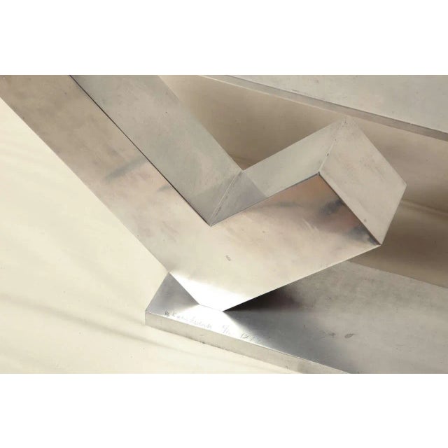 Aluminum Sculpture by Menashe Kadishman For Sale - Image 10 of 11