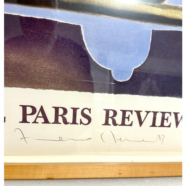 Francesco Clemente, Paris Review Lithograph Francesco Clemente Neo Expressionist Italian Avant Garde For Sale - Image 4 of 5