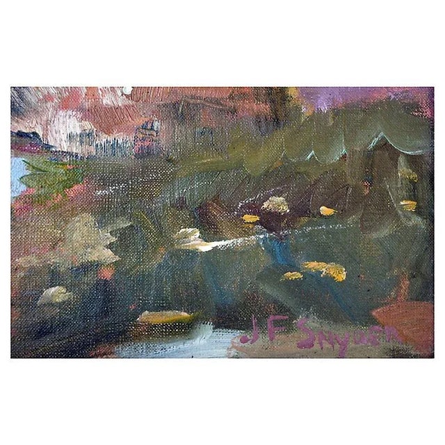 Modern Monterey Bay Creek Oil Painting by j.f. Synder For Sale - Image 3 of 4