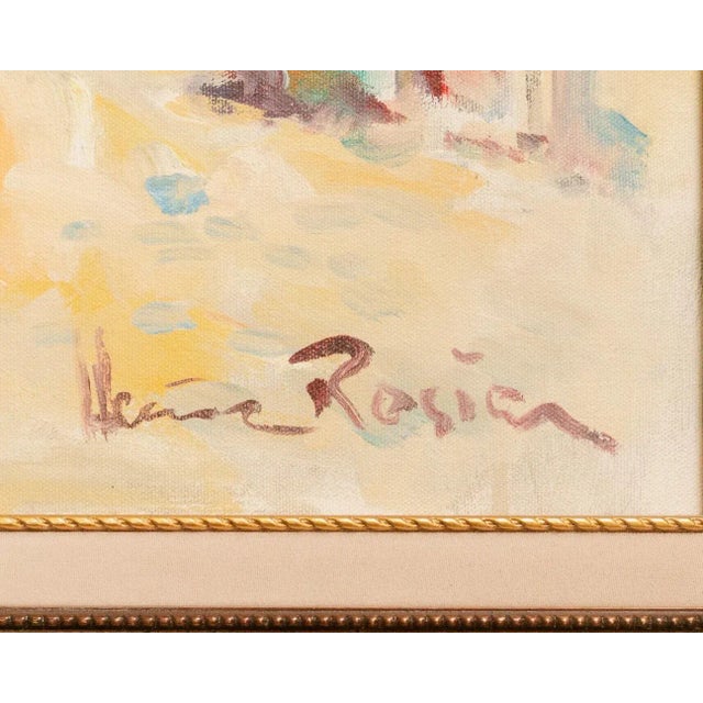 Colorful Vintage Cityscape by Heinz Rosein For Sale - Image 12 of 12