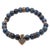 Balance Stone Sodalite Arrow Charm Beaded Bracelet For Sale In Miami - Image 6 of 11